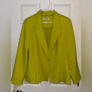 Nanette Lepore Lime Green Blazer